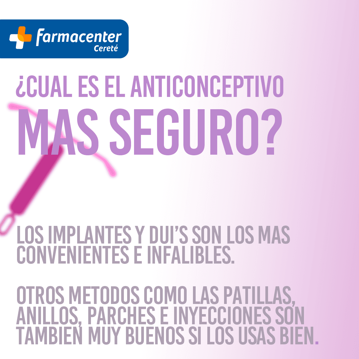 Métodos anticonceptivos