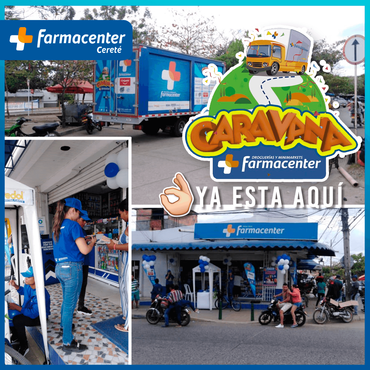 Caravana Farmacenter ya llegó